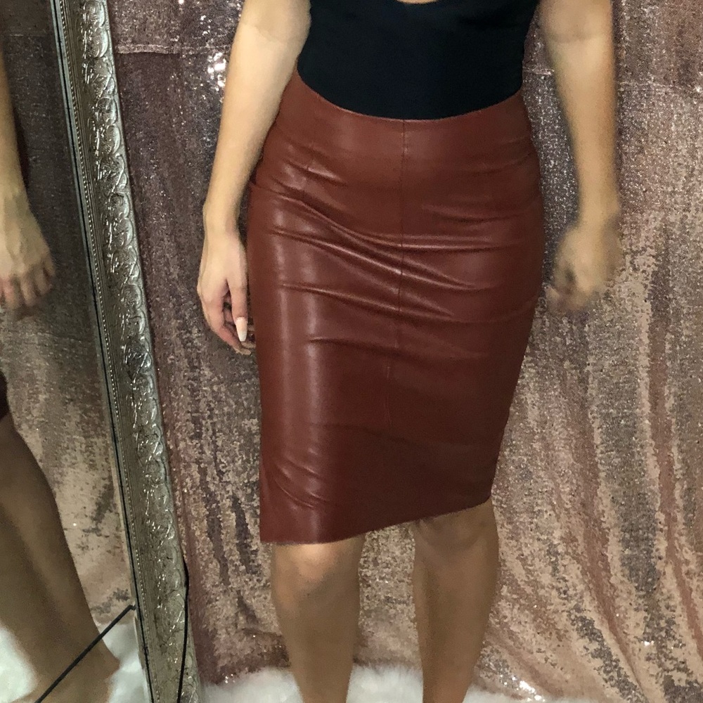Chocolate Brown Pencil Skirt 
ALL OFFERS WELCOME!